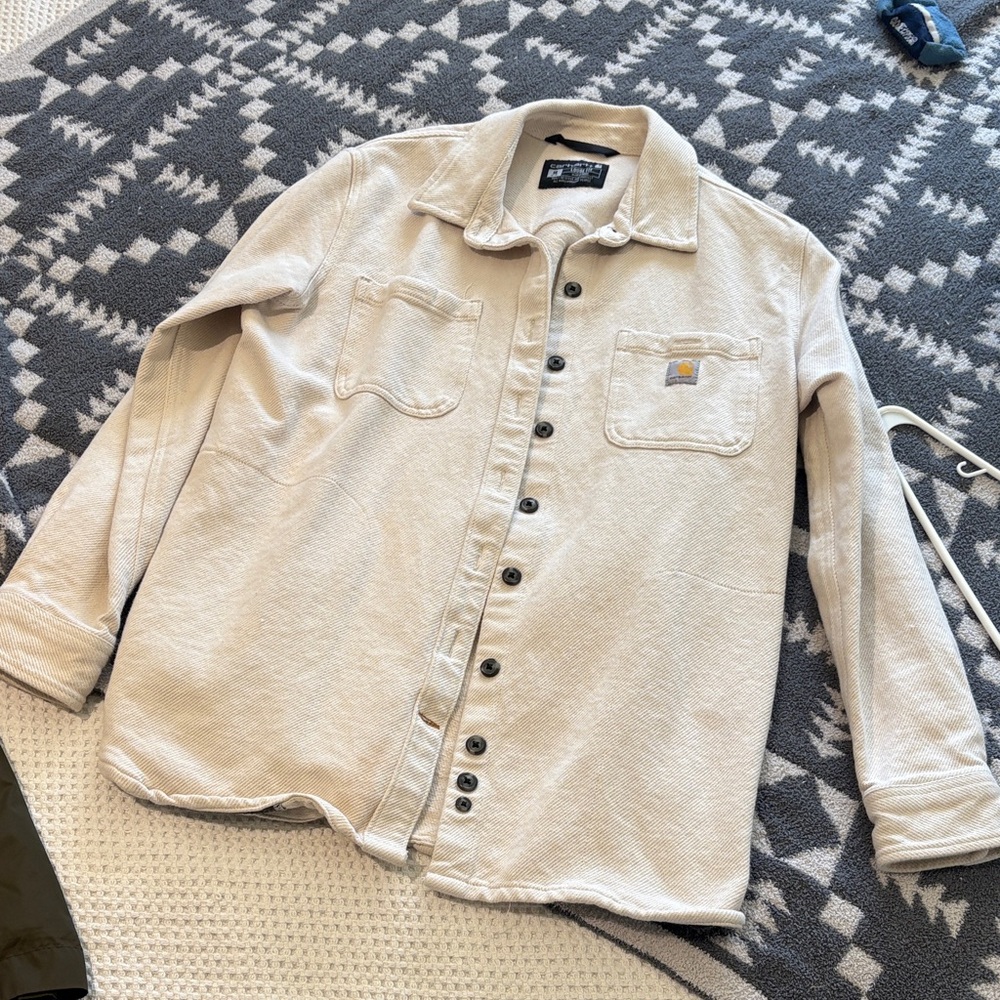 Carhartt Women’s  Light Tan Shirt Jacket Shacket